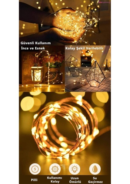 10 Metre Peri LED Çok Amaçlı Dekoratif Aydınlatma - Gün Işığı