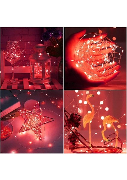 Peri LED Çok Amaçlı Dekoratif Aydınlatma 3 Metre Piller Dahil Şerit Parti Işığı