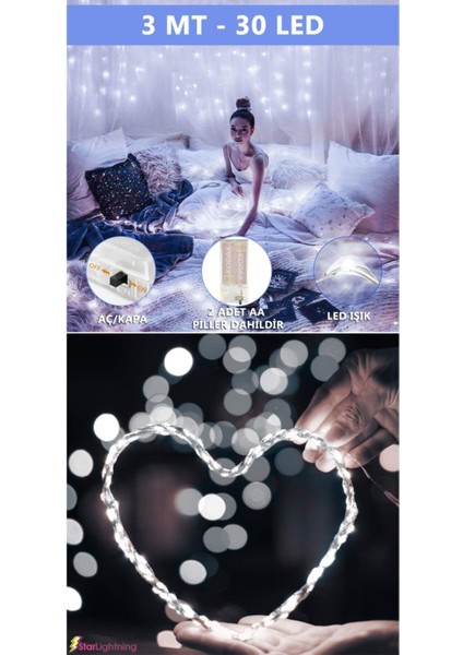 3 Metre Peri Led Çok Amaçlı Dekoratif Aydınlatma