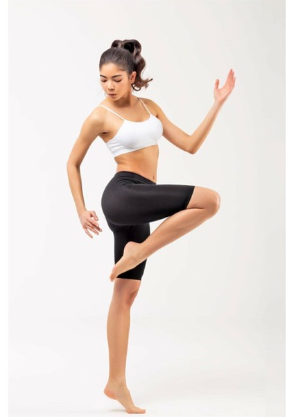 Kadın Siyah Dizüstü Tayt