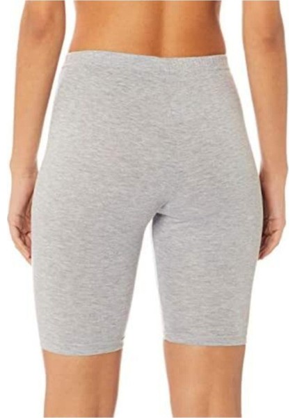 Kadın Gri Pamuklu Dizüstü Tayt Yeni Sezon (1 Adet Ekonomik)