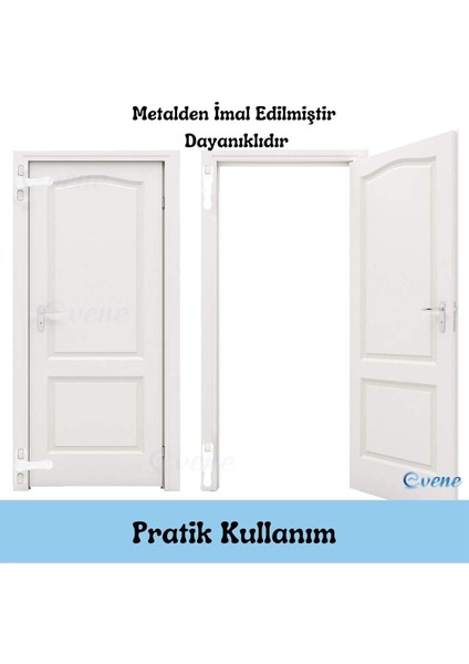 Siyah Pencere Emniyet Kilidi 8 Adet Çocuk Hırsız Kilidi Çekmeli Metal Kilit