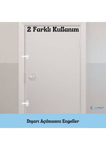 Siyah Pencere Emniyet Kilidi 8 Adet Çocuk Hırsız Kilidi Çekmeli Metal Kilit