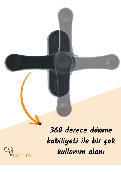 Antrasit Pencere Emniyet Kilidi Çocuk Hırsız Kilidi Çekmeli Metal Kilit