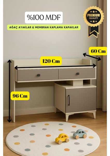 Deniz Çocuk Çalışma Masası | MDF Kalite | Ağaç Ayaklı | REHAU Kaplama Kapak | Dayanıklı ve Uzun Ömürlü Tasarım fiyatları