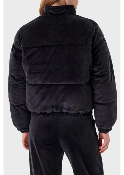 Couture Taşlı Regular Fit Dik Yaka Kısa Mont V4BL03K0232 Bayan Mont V4BL03 K0232 Jblk modelleri