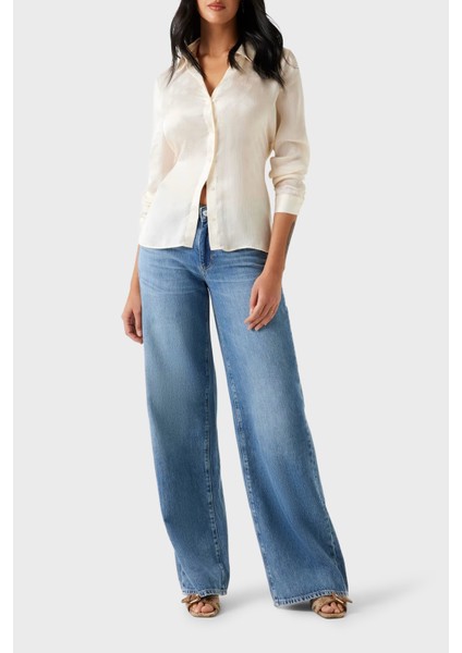 Ls Marthe 4g Logolu Jakarlı Comfort Fit Uzun Kollu Gömlek W5YH1AWHCR2 Bayan Gömlek W5YH1A Whcr2 G1F7 fiyatları