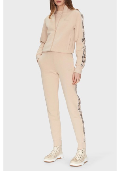 Britney Logolu Pamuklu Yüksek Bel Jogger Pantolon V2YB15KB3P2 Bayan Pantolon V2YB1 5KB3P2 A90F fiyatları