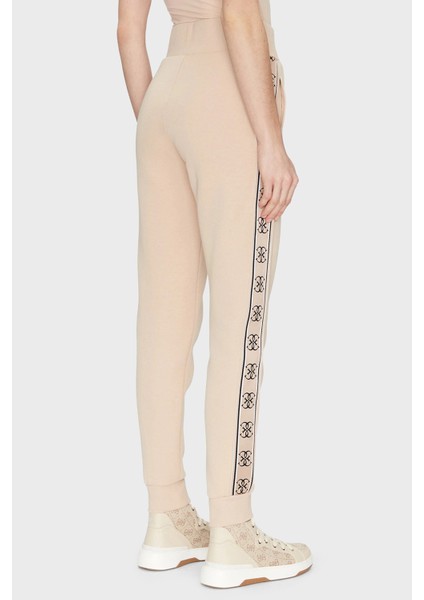 Britney Logolu Pamuklu Yüksek Bel Jogger Pantolon V2YB15KB3P2 Bayan Pantolon V2YB1 5KB3P2 A90F modelleri