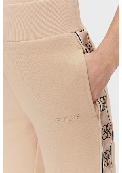 Britney Logolu Pamuklu Yüksek Bel Jogger Pantolon V2YB15KB3P2 Bayan Pantolon V2YB1 5KB3P2 A90F fırsatları