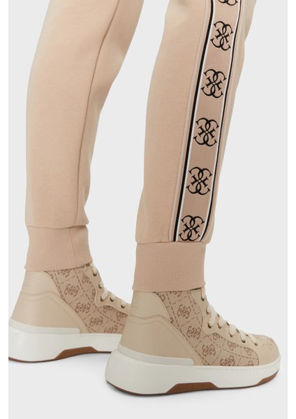 Britney Logolu Pamuklu Yüksek Bel Jogger Pantolon V2YB15KB3P2 Bayan Pantolon V2YB1 5KB3P2 A90F indirimleri