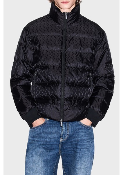 Kuş Tüyü Dolgulu Regular Fit Dik Yaka Şişme Mont Erkek Mont XM001580 AF16628 UC001