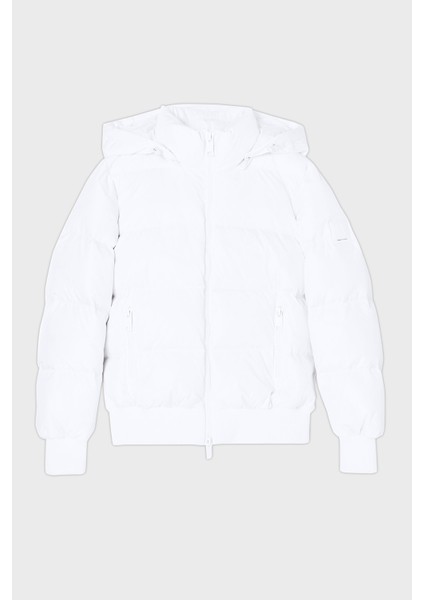 Kapitoneli Regular Fit Çıkarılabilir Kapüşonlu Şişme Mont Bayan Mont XW000228 AF12286 U0002 indirimleri