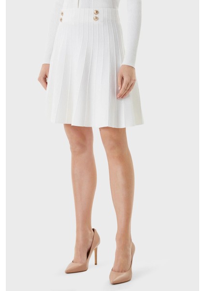 Emmie Regular Fit Normal Bel Mini Boy Triko Etek W5YD65Z0130 Bayan Etek W5YD65 Z0130 G012