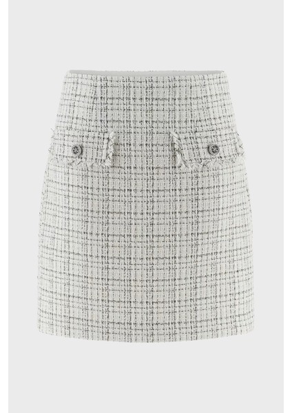 Annamaria Regular Fit Tüvit Mini Kalem Etek W5YD15WHDB2 Bayan Etek W5YD15 Whdb2 F0LL indirimleri