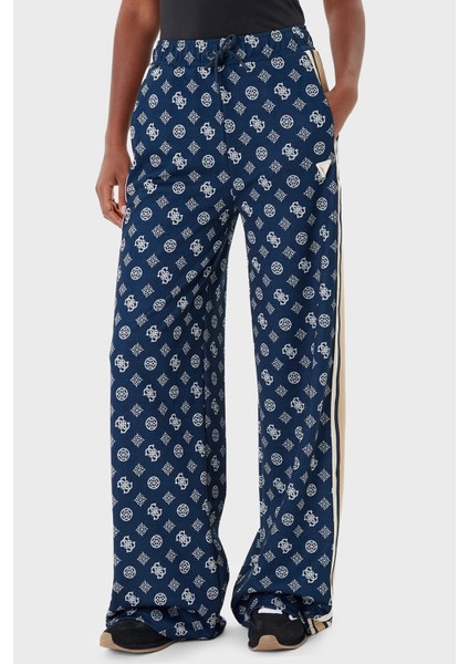 Peony 4g Logo Baskılı Regular Fit Yüksek Bel Jogger Pantolon V5YB10K0282 Bayan Pantolon V5YB10 K0282 Fbbq