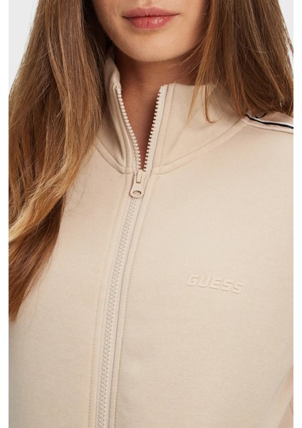 Britney Pamuklu Logolu Regular Fit Dik Yaka Sweat V2YQ16KB3P2 Bayan Sweat V2YQ16 KB3P2 A90F fırsatları