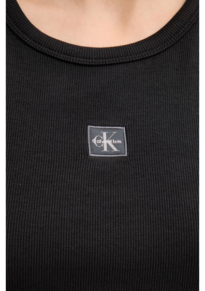 Pamuklu Regular Fit Bisiklet Yaka Logolu Top LV047C201GUB1 Bayan Top LV047C201G Ub1 fırsatları