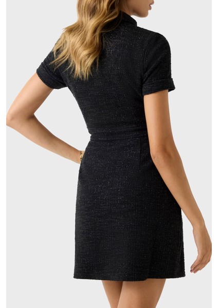 Ss Tamara Regular Fit Gömlek Yaka Düğme Detaylı Tüvit Mini Elbise W5YK18KCXO2 Bayan Elbise W5YK18 Kcxo2 FJ5N modelleri