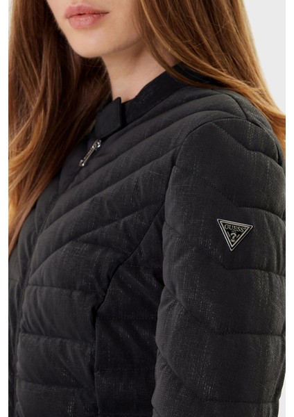 New Vona Kapitoneli Regular Fit Bisiklet Yaka Logolu Mont W5YL13WHDQ0 Bayan Mont W5YL13 Whdq0 Jblk fırsatları