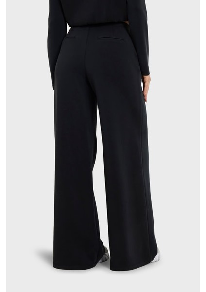 Olympe Regular Fit Normal Bel Bol Paça Pantolon V4YB07KCAY2 Bayan Pantolon V4YB07 Kcay2 Jblk modelleri