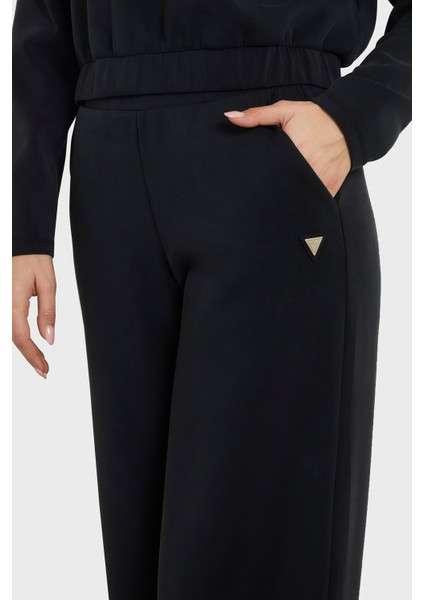 Olympe Regular Fit Normal Bel Bol Paça Pantolon V4YB07KCAY2 Bayan Pantolon V4YB07 Kcay2 Jblk fırsatları