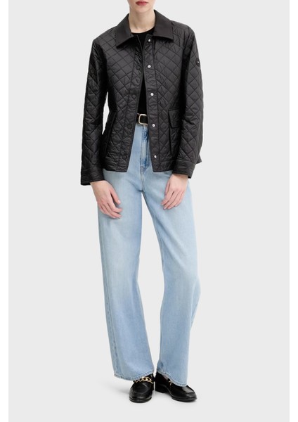 Kapitoneli Regular Fit Klasik Yaka Dolgulu Mont Bayan Mont WW0WW45641 Bds fiyatları