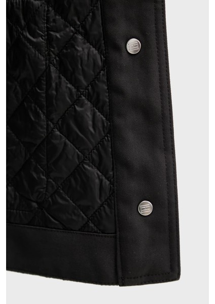 Kapitoneli Regular Fit Klasik Yaka Dolgulu Mont Bayan Mont WW0WW45641 Bds indirimleri