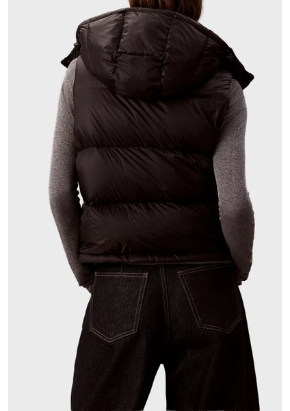 Kapitoneli Boxy Fit Kapüşonlu Şişme Yelek LV047D500GUB1 Bayan Yelek LV047D500G Ub1 indirimleri