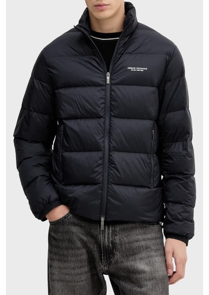 Kuş Tüyü Dolgulu Regular Fit Dik Yaka Şişme Mont Erkek Mont XM001575 AF16927 UB101