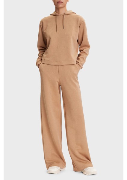 3D Peony Jakarlı Streç Pamuklu Relaxed Fit Jogger Pantolon V5YB19KBSL2 Bayan Pantolon V5YB19 Kbsl2 Fndq fiyatları