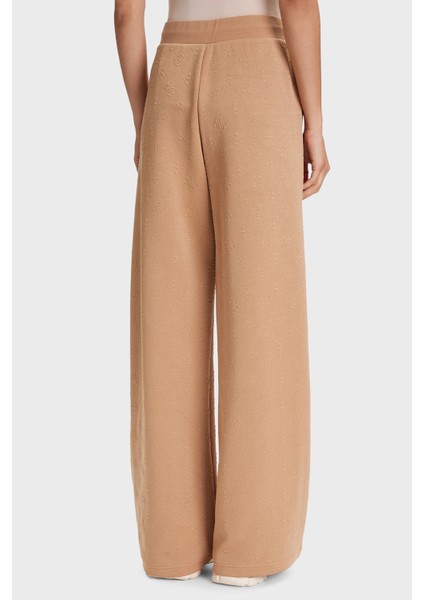 3D Peony Jakarlı Streç Pamuklu Relaxed Fit Jogger Pantolon V5YB19KBSL2 Bayan Pantolon V5YB19 Kbsl2 Fndq modelleri