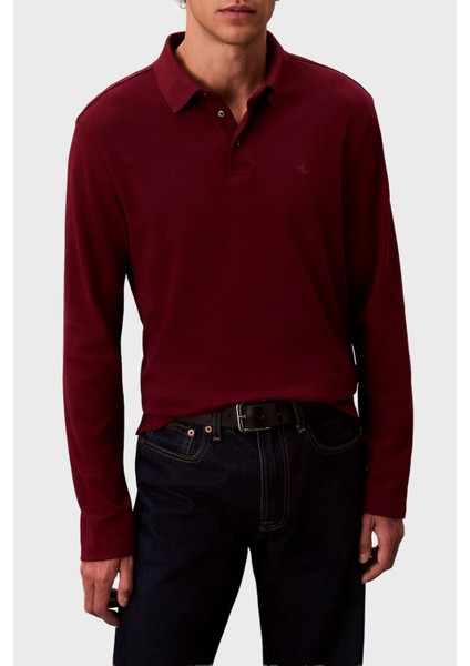 Pamuklu Regular Fit Düğmeli Polo Yaka Sweat LV040EM909WCV Erkek Polo Yaka Sweat LV040EM909 Wcv