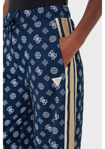 Peony 4g Logo Baskılı Regular Fit Yüksek Bel Jogger Pantolon V5YB10K0282 Bayan Pantolon V5YB10 K0282 Fbbq fırsatları