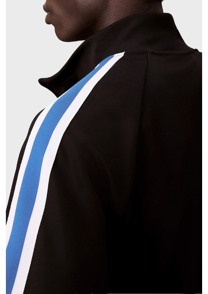 Logolu Şerit Detaylı Relaxed Fit Dik Yaka Sweat LV04RC231GUB1 Erkek Sweat LV04RC231G Ub1 indirimleri