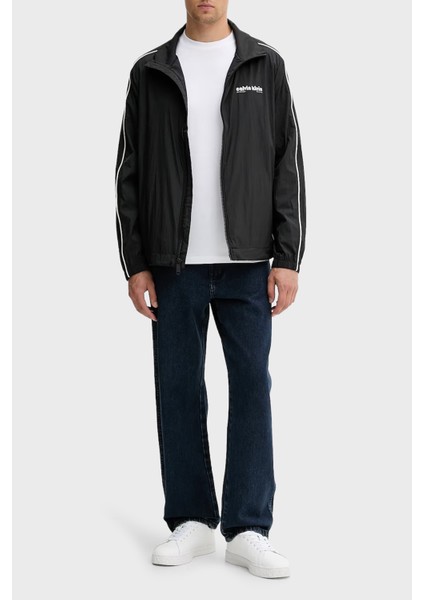 Logolu Oversize Fit Dik Yaka Ceket LV04RC505GUB1 Erkek Ceket LV04RC505G Ub1 fiyatları