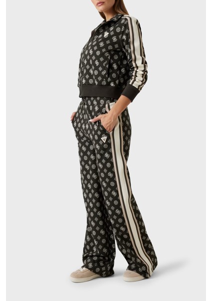 Peony 4g Logo Baskılı Regular Fit Yüksek Bel Jogger Pantolon V5YB10K0282 Bayan Pantolon V5YB10 K0282 FJ8C fiyatları