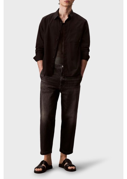 Pamuklu Tapered Fit Yüksek Bel Jeans LV04RC741GX7Y Erkek Kot Pantolon LV04RC741G X7Y