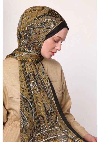 Siyah Hardal Luven Sara Etnik Desenli Şal fiyatları