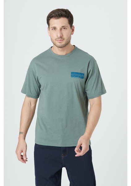 %100 Pamuk Erkek Relax Fit Rahat Kalıp Bisiklet Yaka Basic Düz Kısa Kollu Baskılı Tişört TNT-011 modelleri