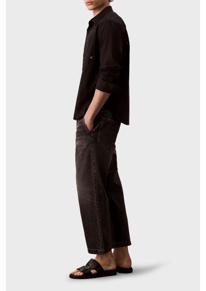 Pamuklu Tapered Fit Yüksek Bel Jeans LV04RC741GX7Y Erkek Kot Pantolon LV04RC741G X7Y modelleri