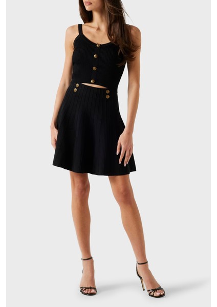 Emmie Regular Fit Normal Bel Mini Boy Triko Etek W5YD65Z0130 Bayan Etek W5YD65 Z0130 Jblk fiyatları