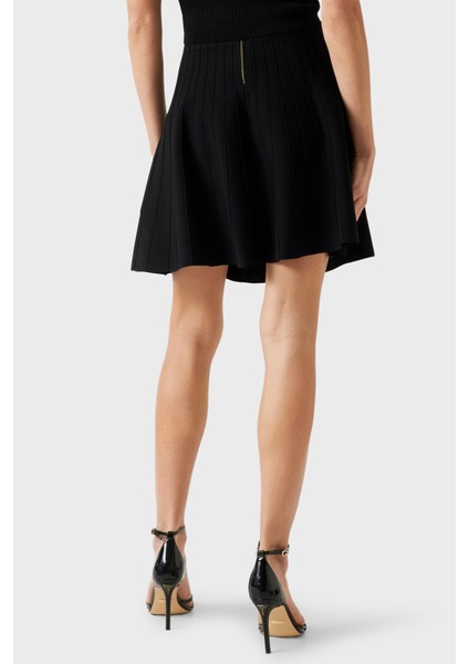 Emmie Regular Fit Normal Bel Mini Boy Triko Etek W5YD65Z0130 Bayan Etek W5YD65 Z0130 Jblk modelleri