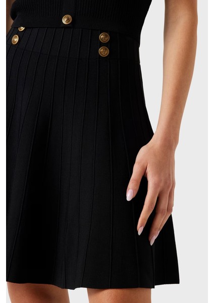 Emmie Regular Fit Normal Bel Mini Boy Triko Etek W5YD65Z0130 Bayan Etek W5YD65 Z0130 Jblk fırsatları