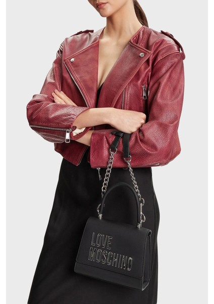 Logolu Çıkarılabilir Zincir Askılı Çanta Bayan Çanta JC4024PP1NKD000B fiyatları