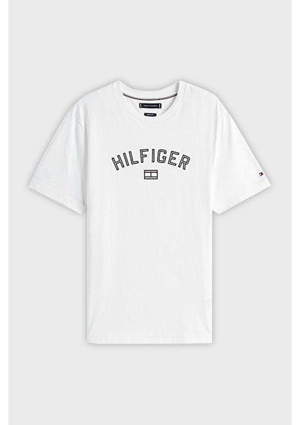 % 100 Pamuk Regular Fit Bisiklet Yaka Logolu T Shirt Erkek T Shirt MW0MW39357 Ybr indirimleri