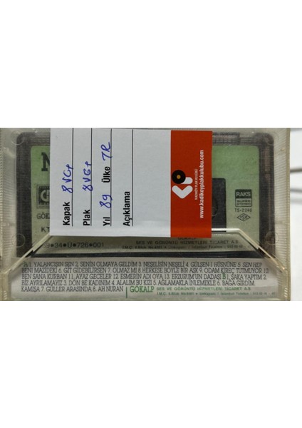 Nejat Alp-Londra Konseri Kaset fiyatları