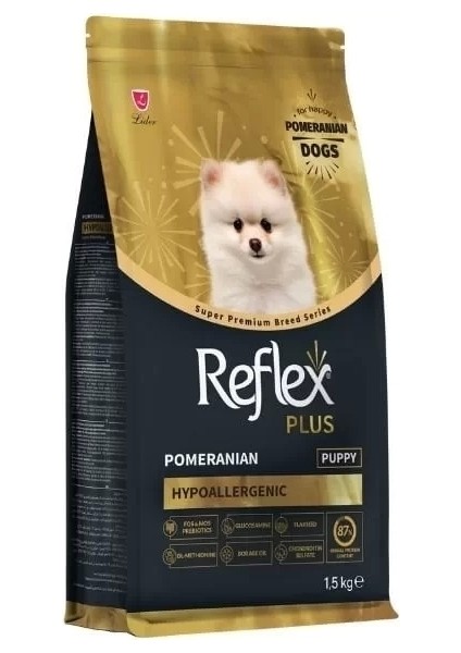 Reflex Plus Pomeranian Hypoallergenic Tavuklu Yavru Köpek Maması 1.5 kg