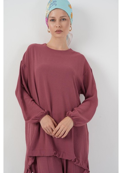 6682 Tunik Pantolon Ikili Takım - Gül Kurusu fiyatları