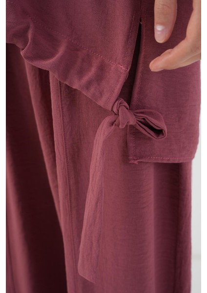 6682 Tunik Pantolon Ikili Takım - Gül Kurusu indirimleri